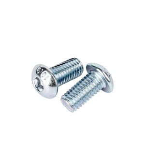 China Factory WANGXUAN Brand Carbon Steel Zinc Plated Full Thread Grade 10 9 Metric Hexagonal <b>Socket</b> Pan Button Head Screw Bolt - Product Image 5
