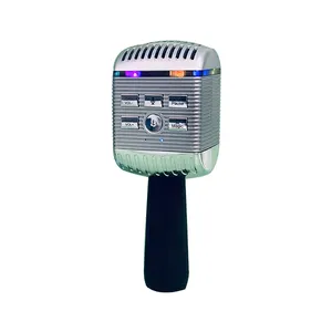 V13 изоляционный экран BT Mic капсульный Миксер для пения беспроводной микрофон с динамиком и усилителем