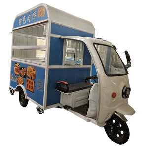 Mini Furgone per Snack, Carretto Mobile per Cibo <span class=keywords><strong>con</strong></span> Ruote, Gelati, Limonata, <span class=keywords><strong>Torte</strong></span>, Caffè, Hot Dog, Carretti e Rimorchi per Alimenti - Product Image 1