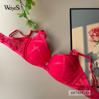 Weiyesi-Soutien-gorge Push Up Sans Couture pour Fille, Lingerie Sexy, Grande Taille, pour Femme, Sous Ouvert, Push Up, Flocage de Velours