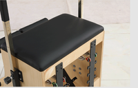 Chaise de Pilates professionnelle en bois d'érable - Équipement de fitness durable, portable, réglable, multifonctionnel et écologique pour studio