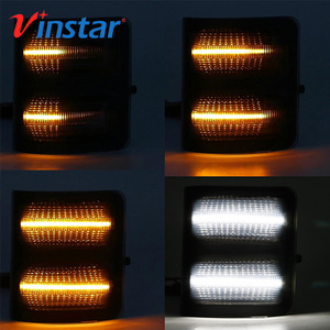 Vinstar 2 Trong 1 <span class=keywords><strong>LED</strong></span> Khói <span class=keywords><strong>Side</strong></span> Gương Đèn <span class=keywords><strong>Led</strong></span> Light Bar Bật Tín Hiệu Ánh Sáng Đèn Đỗ Xe Cho Ford F150 F250 F350 F450 F550 - Product Image 5
