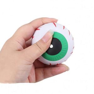 High Quality Custom Promotional PU Foam Eyeball Stress Ball Unisex Soft Toy Hot Sale Big Eye Shaped High Quality Stress Ball - Product Image 3
