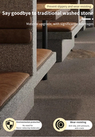 Revêtement Liquide Décoratif Durable pour Murs Extérieurs de Bâtiments, Peinture Imperméable en Résine Polymère pour Bâtiments, Peinture pour Sols en Pierre Lavée et Marbre