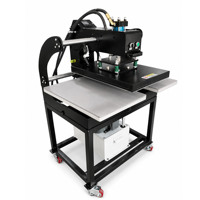 Presse à Chaud Pneumatique Semi-Automatique Industrielle Économe en Énergie avec Double Plateau d'Impression par Sublimation Durable pour Vêtements – Nouveauté