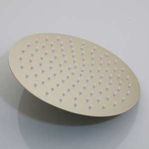 Classico Set di rubinetti per <span class=keywords><strong>bagno</strong></span> doccia in ottone lucido spazzolato oro <span class=keywords><strong>miscelatore</strong></span> rubinetto <span class=keywords><strong>con</strong></span> doccia a pioggia rotonda - Product Image 4