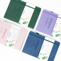 Agenda 2024 B5 A5 A6 A7 personnalisé, couverture rigide en cuir, bande élastique en PU, journal mensuel, quotidien, annuel, carnet de notes, agenda