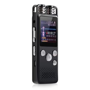 Mini <span class=keywords><strong>enregistreur</strong></span> vocal numérique avec réduction du bruit, mémoire 64 Go, 20 heures d'enregistrement, USB PCM 1536 Kbps, lecteur de musique MP3 - Product Image 3