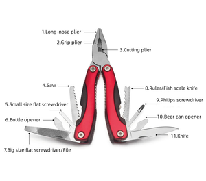 Cuchillo Táctico <span class=keywords><strong>Multiherramienta</strong></span> para Supervivencia al Aire Libre, Alicates Multiusos, Gran Venta - Product Image 5