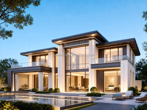 Villa Prefabricada Moderna de Acero Ligero con Estructura de Acero Galvanizado, Hogar Duradero y Elegante para Uso en <span class=keywords><strong>Oficinas</strong></span>, Edificios y Hoteles - Product Image 6