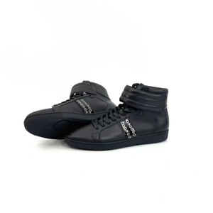Nuove Scarpe Sportive da Uomo di Alta Gamma in Vera Pelle, Stile Retrò con Fibbia, Allacciate, Punta Affusolata, Casual, Basse, con Tacco Alto, Design Futuristico - Product Image 2