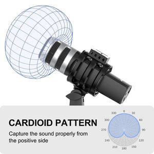 Amazons ไมโครโฟนคอนเดนเซอร์ USB,ลำโพงไฟฟ้า YDM-20ไมโคร YOTTO ZY-UD1 ZINGYOU Mic - Product Image 3