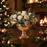 Vase à fleurs pour la décoration de mariage, ensembles de décoration pour le salon, décoration pour la Saint-Valentin, décoration de la maison, idées de cadeaux de Noël, cadeaux, artisanat