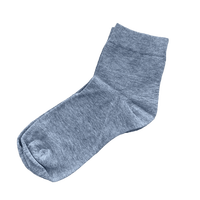 Chaussettes de sport pour hommes en fibre d'argent antibactérienne respirante de bonne qualité