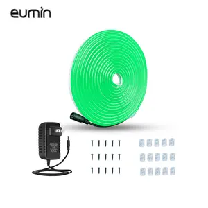 EUMIN Led Soft Split Neon One Cut Neon Guide Light Strip Pure Silicone Luminous Font Modeling Advertising Neon String Light