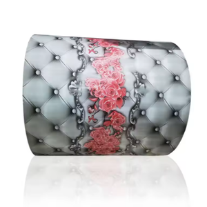 컬러 도장 금속 지붕판 롤 페인트 아연도금 0.6mm <span class=keywords><strong>PPGI</strong></span> PPGL PVC 라미네이트 시트 금속 지붕 롤 코일 - Product Image 3