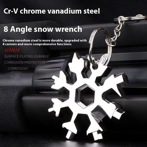 Cổ Xách Tay 18-in-1 Đa Chức Năng Lục Giác Bát Giác Tuốc Nơ Vít Cho Ngoài Trời DIY Metric OEM Tùy Chỉnh Chìa Khóa Bông Tuyết Cờ Lê - Product Image 4