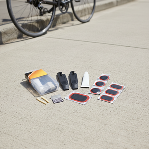 Kit de réparation de pneus de vélo portable Briviga, kit de réparation de vélo, ensemble d'outils de réparation pour le cyclisme, kit de réparation de pneus crevés pour VTT, vélo de route, chambres à air - Product Image 3