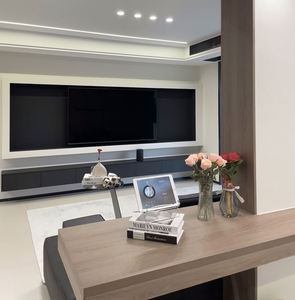 Mueble de TV de Madera de Diseño Simple Hecho a Medida, Mueble Inteligente para Sala de Estar, Varios Colores, Mueble de TV Moderno - Product Image 5