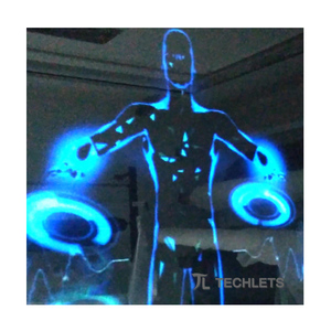 Film de projection holographique H1 pour écran d'affichage 3D transparent flottant à 360 degrés, idéal pour les spectacles virtuels - Product Image 4
