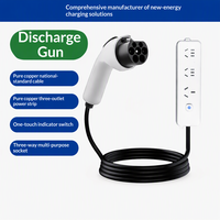 Pistolet de décharge V2L pour VE, 220V/16A/3,5kW, portable, universel pour BYD, camping, certifié 3C