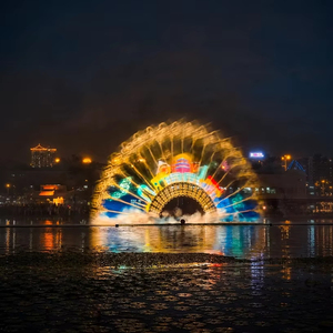 Projecteur de Fontaine Laser Musicale à Écran d'Eau LISHI pour Films en Plein Air, Contrôle Programmable, Approvisionnement Direct Usine pour Hôtels, Places Publiques <span class=keywords><strong>et</strong></span> Parcs - Product Image 1