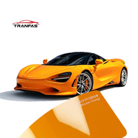 Vinilo Premium Naranja McLaren con Certificación SGS, Autoadhesivo, de Alto Brillo, que Cambia de Color, con una Grosor de 7.5mil, para Envoltura de Automóviles