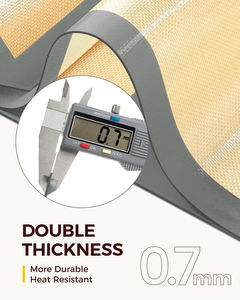 Tapis <span class=keywords><strong>de</strong></span> cuisson en silicone antiadhésif réutilisable pour macarons, <span class=keywords><strong>feuille</strong></span> <span class=keywords><strong>de</strong></span> travail pour étaler la pâte, tapis <span class=keywords><strong>de</strong></span> cuisson pour biscuits, compatible lave-vaisselle et four - Product Image 4