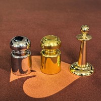 Dolly de roulette professionnel transparent avec base en métal doré, marqueur de gain de style pyramide, indicateur de gagnant pour table de casino, outil pour club VIP