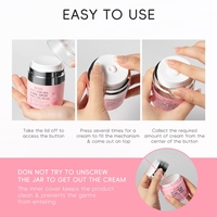 Laikou Japan Sakura Dark Spot Corrector Cream Crème pour le visage réparatrice d'hydratation jour et nuit pour raffermir les pores de la peau