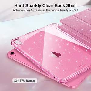 Nouveau étui de protection mince scintillant scintillant avec <span class=keywords><strong>coque</strong></span> arrière transparente brillante pour <span class=keywords><strong>iPad</strong></span> Air 11 pouces M3 2025 M2 2024 Air 10.9 pouces 2022 2020 - Product Image 3
