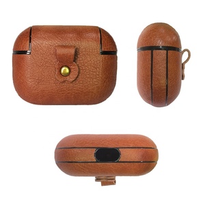 <span class=keywords><strong>Étui</strong></span> de protection en cuir PU Funda de luxe pour <span class=keywords><strong>Airpods</strong></span> <span class=keywords><strong>Pro</strong></span>, vente en gros, 2020 - Product Image 3