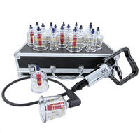 Ensemble de thérapie à prix d'usine, dispositif d'aspiration sous vide pour le massage, dispositif d'aspiration à ventouses réutilisable, meilleure vente