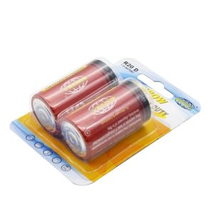 Bán Hàng nóng chất lượng cao Kích thước D 1.5V kẽm Carbon pin khô di động R20 cho tùy chỉnh - Product Image 5