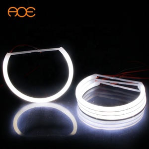 Alta calidad Super brillante para <span class=keywords><strong>BMW</strong></span> <span class=keywords><strong>E46</strong></span> <span class=keywords><strong>faros</strong></span> halógenos sin proyector LED algodón <span class=keywords><strong>Angel</strong></span> Eyes Halo anillos Kit - Product Image 4