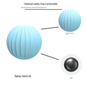 Ballon de médecine en silicone solide de 1,5 kg, directement de l'usine - Portable pour le yoga, le Pilates, la musculation et la rééducation, exercices pour la tête et la taille - Product Image 5