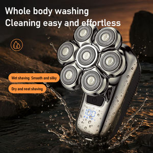 <span class=keywords><strong>Rasoir</strong></span> à tête 7D multifonctionnel pour hommes chauves <span class=keywords><strong>Rasoir</strong></span> à cheveux électrique <span class=keywords><strong>rechargeable</strong></span> 6 en 1 pour hommes <span class=keywords><strong>Rasoir</strong></span> électrique sans fil - Product Image 4
