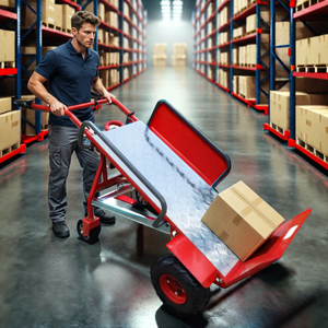 Chariot électrique chromé Tayo pour chariots à plateforme à quatre roues, personnalisable OEM pour usage en usine et entrepôt, modèle ET260 - Product Image 1