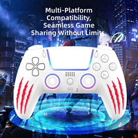 Nouvelle manette de jeu sans fil avec RGB, déclencheur Hall et boutons arrière, pour PS5 PC Android IOS