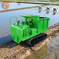 Mini-Raupendumper 500kg Hydraulischer Raupentransporter Gummiketten-Schubkarre Direktverkauf vom Hersteller