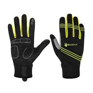 Bcooln Winter Windproof Cycling <b>Gloves</b> Thickened <b>Warm</b> Touchscreen Mountain Bike <b>Gloves</b> Unisex Adult - Product Image 4
