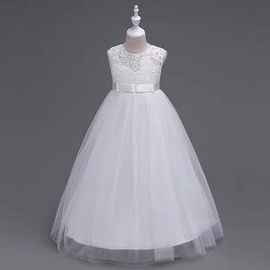 XA762-1 Abito da damigella d'onore elegante personalizzato all'ingrosso, in tulle rosa soffice a strati, costume da ballo per ragazza - Product Image 1