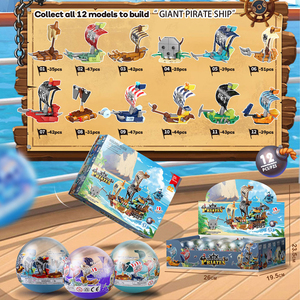 Máy bán hàng tự động viên nang gói 12 loại trong 1 Mini đồ chơi gạch tàu cho trẻ em bữa ăn Quà Tặng - Product Image 5