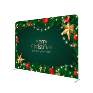 Backdrop <span class=keywords><strong>Pop</strong></span>-Up Modern Portabel Berbingkai Aluminium Lipat, Dapat Digunakan Kembali, Magnetik untuk Iklan Dinamis dan Sublimasi Pewarna Dagang - Product Image 6