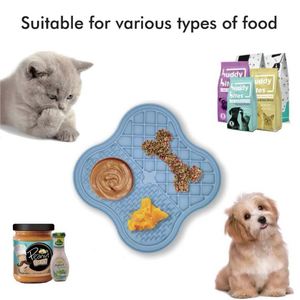 Es-Pro Eco-Friendly Slow Food Plate Soft Silicone Pet <b>Mat</b> for <b>Cats</b> Dogs Foldable & Easy to Clean ODM/OEM Available - Product Image 2