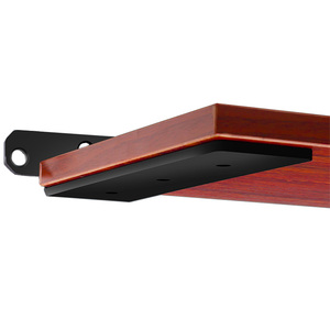 Support d'étagère mural en métal robuste Support d'étagère en forme de T en acier inoxydable Support de planche de bois <span class=keywords><strong>invisible</strong></span> - Product Image 3