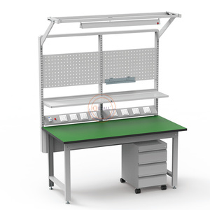 Établi de qualité supérieure Table en aluminium pour établi industriel léger en métal et en <span class=keywords><strong>bois</strong></span> - Product Image 4