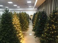Meilleures ventes en gros, décoration de Noël réaliste, arbre de Noël artificiel en PVC PE épais de 7 pieds