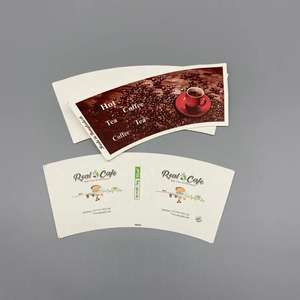 Gobelets en papier personnalisés avec logo, 12 oz, à double paroi ou à paroi simple, pour café - Product Image 1