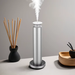 Difusor de aceite de fragancia eléctrico plateado súper silencioso, máquina de aire de aroma inteligente Tuya para Control Bluetooth, USB Mini OEM para el hogar - Product Image 5